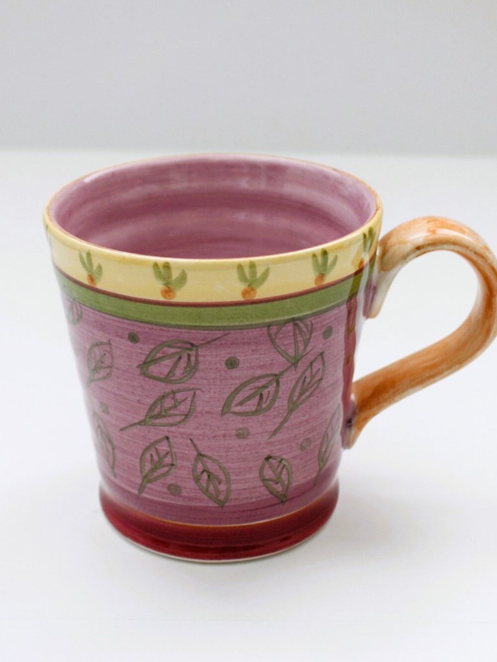 Julie Ingleman Coffee Mug Culinary Arts Studio Collection Large 16 Oz Purple Cup
